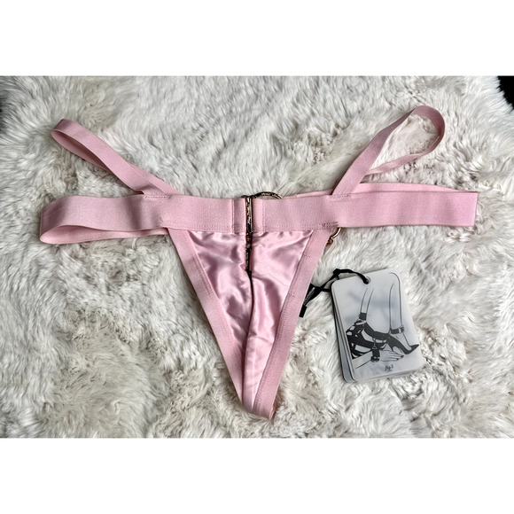 Honey Birdette KUKURO💖 Light Baby Pink Thong Medium - Picture 2 of 4